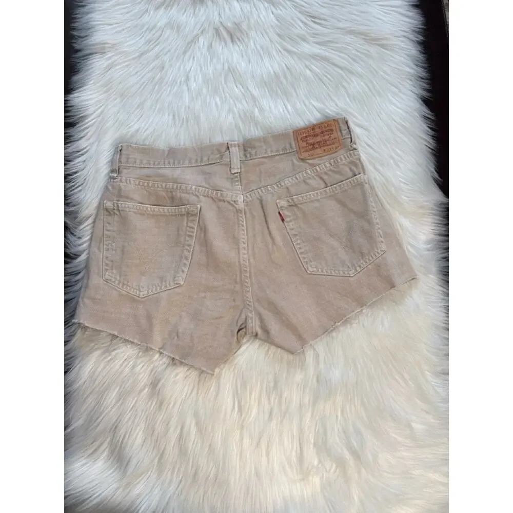Levi’s 505 Tan Denim Regular Fit Cut Offs